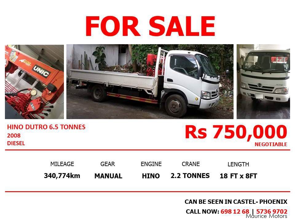 Used Hino Dutro 2008 Dutro for sale Curepipe Hino Dutro sales