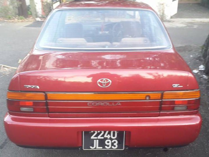 Toyota Corolla EE100 in Mauritius