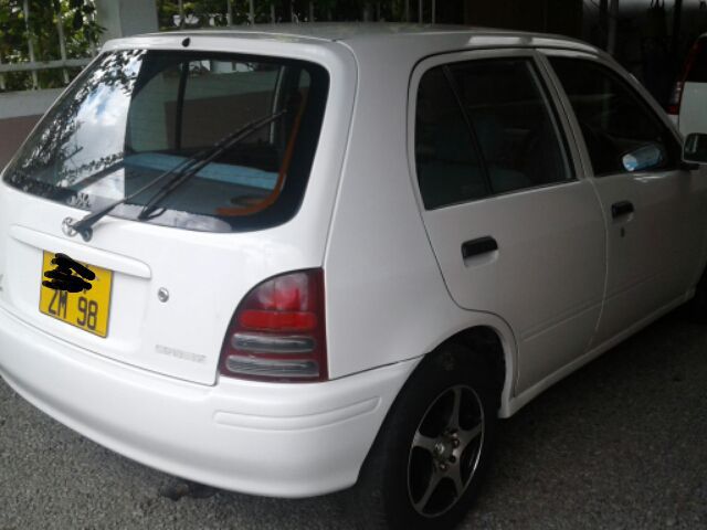 Toyota Starlet reflect in Mauritius