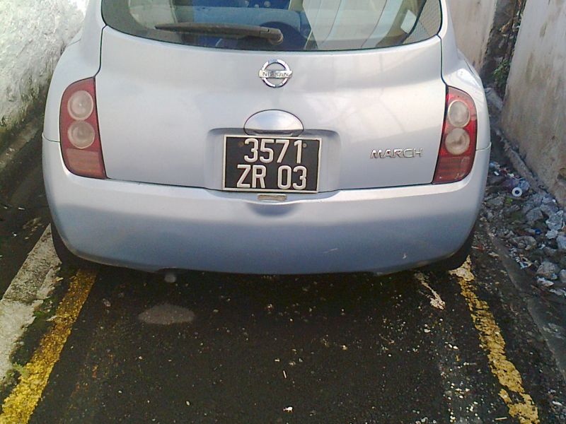 Nissan March ak12 in Mauritius