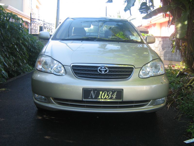 Toyota Corolla Altis in Mauritius