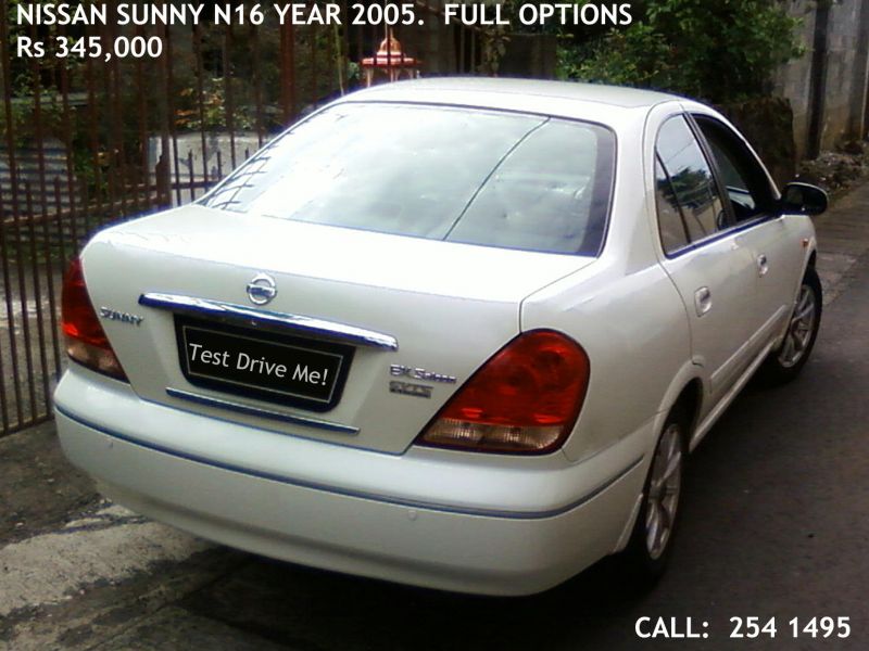 Nissan Sunny N16 in Mauritius