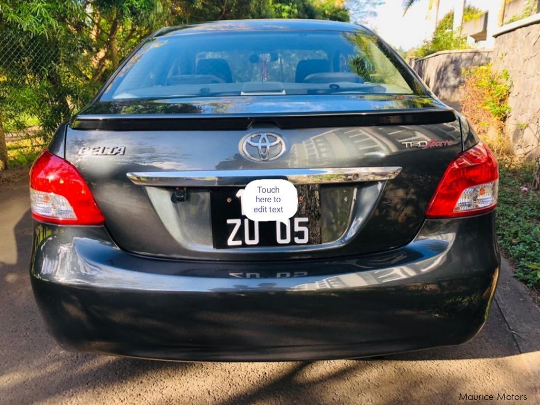 Toyota Belta in Mauritius