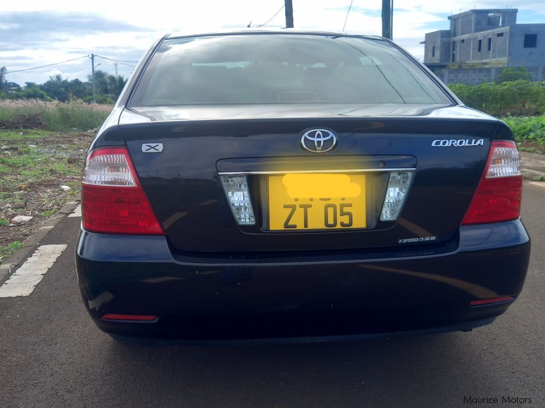Toyota NZE corolla in Mauritius