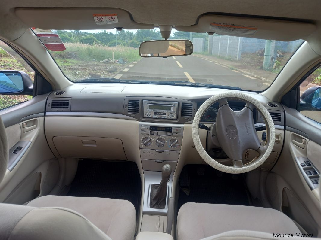 Toyota NZE corolla in Mauritius