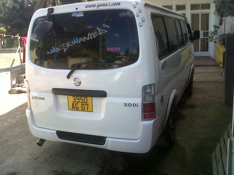 Nissan urvan in Mauritius