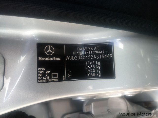 Mercedes-Benz C180, Kompressor in Mauritius