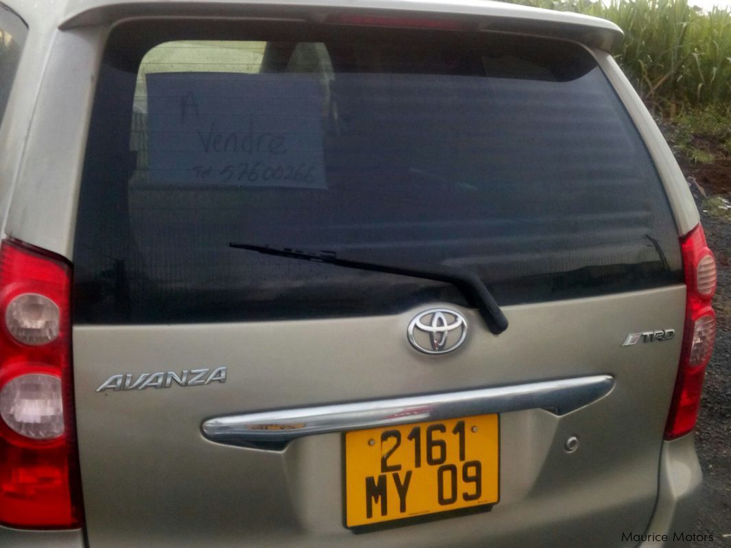 Toyota Avanza in Mauritius