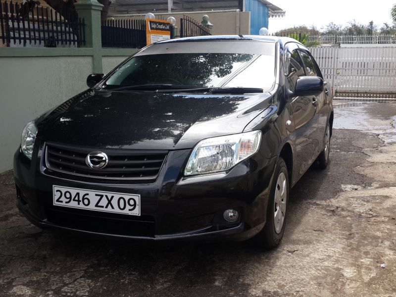 Toyota axio in Mauritius