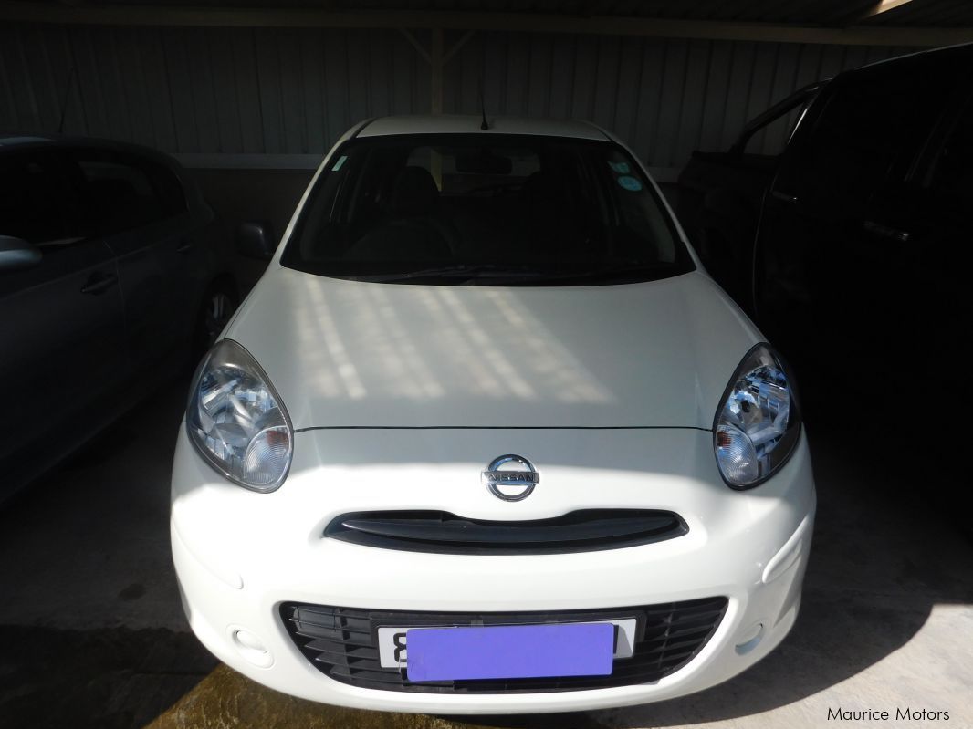 Used Nissan MARCH AK13 - PEARL WHITE  2011 MARCH AK13 