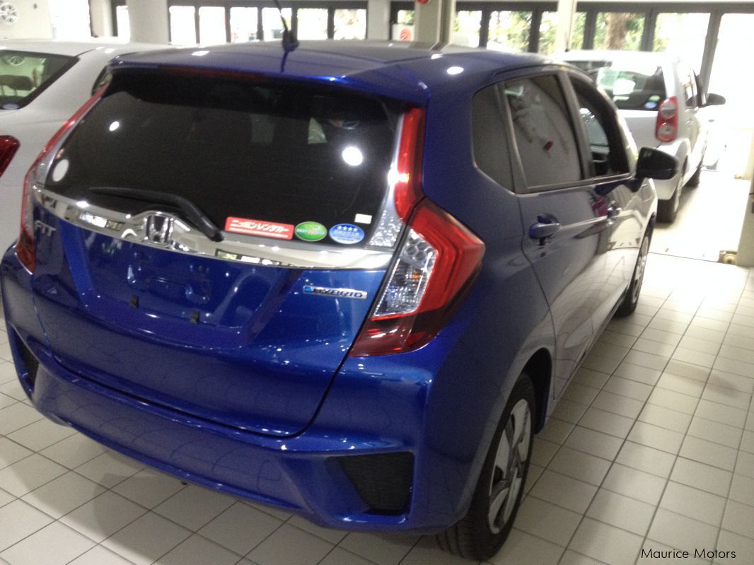 Honda FIT - HYBRID - BLUE in Mauritius