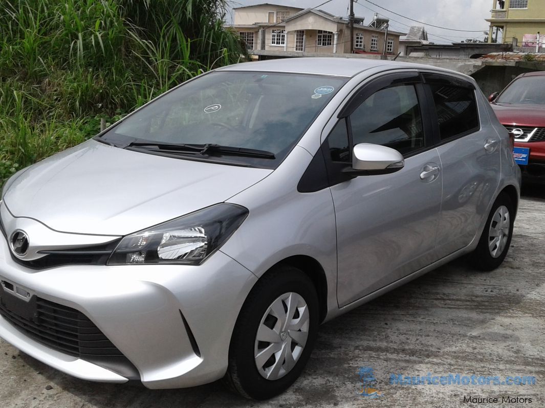 Toyota VITZ - SILVER - NEW SHAPE in Mauritius