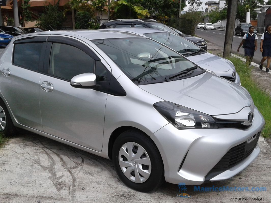 Toyota VITZ - SILVER - NEW SHAPE in Mauritius