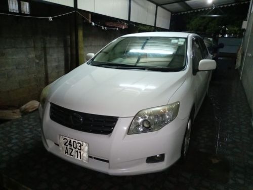 Toyota Axio in Mauritius